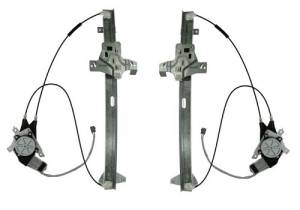 1992-2014 Ford Van Window Regulator with Lift Motor -Driver and Passenger Set Replaces Dealer number 9C2Z1523201A, 9C2Z1523200A