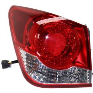 2011, 2012, 2013, 2014, 2015, 2016* Chevy Cruze Tail Light Lens Assembly New Drivers Side Tail Lamp Rear Stop Lens Cover For Your Chevrolet Cruze -Replaces Dealer OEM 96828250 