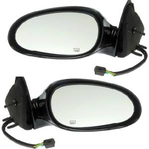 1997, 1998, 1999, 2000, 2001, 2002 Buick Century Power Outside Door Mirror Assembly Replacement Driver / Passenger Side View Door Mirrors With Heated Glass 97, 98, 99, 00, 01, 02 Century -Replaces Dealer OEM 10316927, 10316926