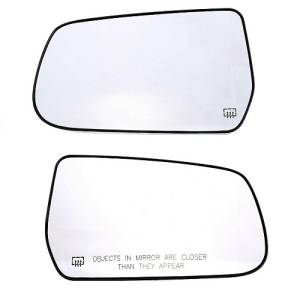 2010-2014 Equinox Replacement Mirror Glass With Heat -Driver and Passenger Set 10, 11, 12, 13, 14 Chevy Equinox