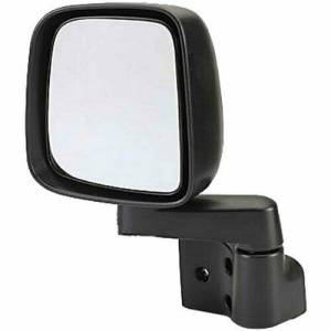 2003, 2004, 2005, 2006 Jeep Wrangler Mirror New Left Driver Side Mirror For Rear View Outside Door On Your Wrangler -Replaces Dealer OEM 55395061AD, 55395061AB, 55395067AB