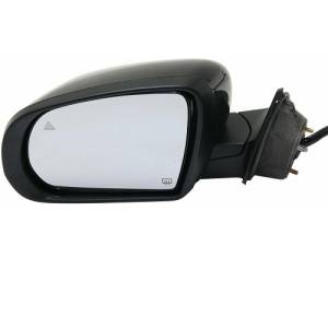 2014-2018 Cherokee Outside Door Mirror with Blind Spot Detection -Left Driver 14, 15, 16, 17, 18 Jeep Cherokee with Power Heat | Turn Signal | Memory | Puddle Lamp | Electronic Blind Spot Detection