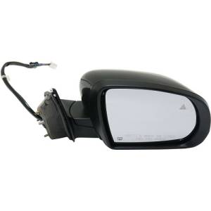 2014-2018 Cherokee Outside Door Mirror with Blind Spot Detection -Right Passenger 14, 15, 16, 17, 18 Jeep Cherokee with Power Heat | Turn Signal | Memory | Puddle Lamp | Electronic Blind Spot Detection