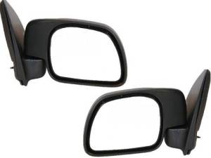 1999-2016 Ford F-Series Super Duty Outside Door Mirror Manual -Driver and Passenger Set 99, 00, 01, 02, 03, 04, 05, 06, 07, 08, 09, 10, 11, 12, 13, 14, 15, 16 Ford Truck