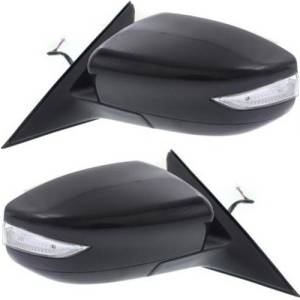 2013, 2014, 2015, 2016, 2017, 2018 Nissan Altima Sedan Mirror New Driver and Passenger Set Power Mirror With Signal For Rear View On Altima Outside Door -Replaces Dealer OEM 96302-3TH2A, 96301-3TH2A