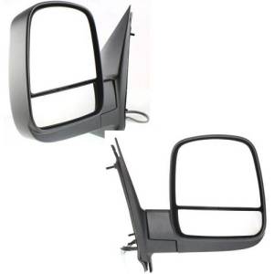 2008, 2009, 10, 11, 12, 13, 14, 15, 2016, 2017 Chevy Express Van Side Mirror Power Heated Pair; Driver and Passenger Mirrors For Your Chevy Express Van -Replaces Dealer OEM 15227418, 15227437