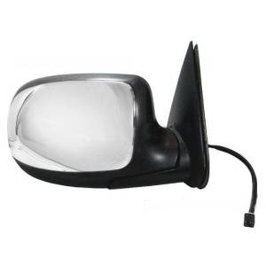 2002 Avalanche Side View Door Mirror Power Chrome -Right Passenger Door Mirror 02 Chevy Avalanche