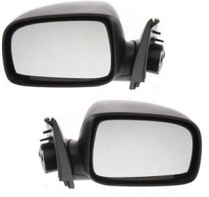 2004-2012* Colorado Outside Door Mirrors Manual -Driver and Passenger Set 04, 05, 06, 07, 08, 09, 10, 11, 12 Chevy Colorado Replacement Mirror -Replaces Dealer OEM Number 10386573, 15246904