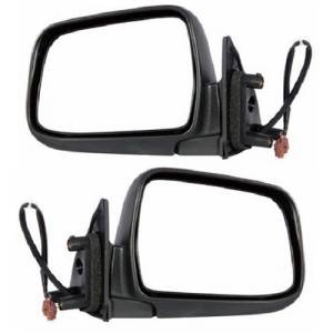 2000, 2001, 2002, 2003, 2004 Nissan Xterra Side Mirrors Pair Set Power Black Textured Cap New Replacement Electric Side View Mirrors For Outside Door On Your Nissan Xterra -Replaces Dealer OEM 96302-3S500, 96301-3S500