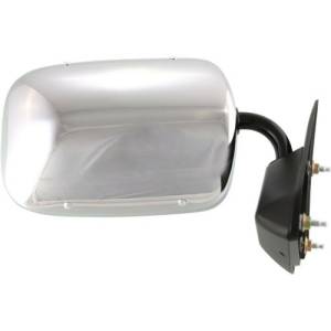 1988-2000* Chevy Truck Side View Door Mirror Manual Chrome -Right Passenger 88, 89, 90, 91, 92, 93, 94, 95, 96, 97, 98, 99, 00, 01* Chevy Pickup Truck
