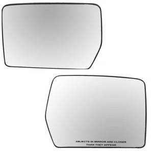 2004-2010 Ford F150 Mirror Glass Replacement with Heat -Driver and Passenger Set 04, 05, 06, 07, 08, 09, 10 Ford F150