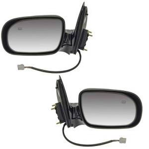 1999-2004 Silhouette Side View Door Mirror Power Heat -Driver and Passenger Set 99, 00, 01, 02, 03, 04 Olds Silhouette New Replacement Mirror -Replaces Dealer OEM 15935753