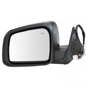 2011-2019 Durango Outside Door Mirror Power Heat Signal Memory Smooth -Left Driver 11, 12, 13, 14, 15, 16, 17, 18, 2019 Dodge Durango New Electric Mirror With Memory and Turn Signal Side View Outside Door Mirror -Replaces Dealer OEM 5SH45TZZAF 