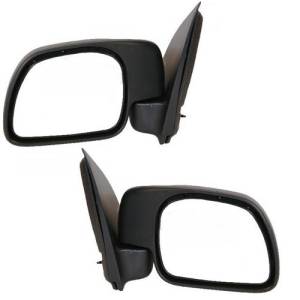 1999-2007 Ford Super Duty Outside Door Mirror Power -Driver and Passenger Set 99, 00, 01, 02, 03, 04, 05, 06, 07 Ford F250SD F350SD Super Duty Truck