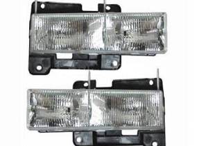 1990-2001* GMC Truck Front Headlight Lens Cover Assemblies -Driver and Passenger Set 90, 91, 92, 93, 94, 95, 96, 97, 98, 99, 00, 01* GMC Truck