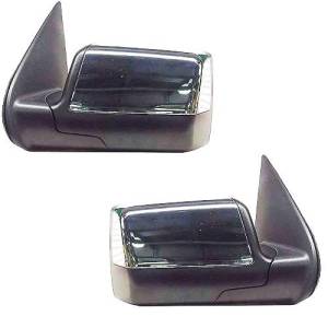 2006, 2007, 2008, 2009, 2010, 2011 Ford Ranger Mirror New Pair, Set of Power Operated Side Mirrors For Rear View Outside Door On Ranger Truck Chrome Cap -Replaces Dealer OEM Number 8L5Z 17683 DA