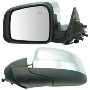 2011-2018 Durango Outside Door Mirror Power Heat Chrome -Driver and Passenger Set 11, 12, 13, 14, 15, 16, 17, 18 Dodge Durango New Electric Mirror With Heat Rear View Outside Door -Replaces OEM Replacement 68237573AC, 68249320AF