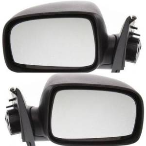 2004-2012* Colorado Side View Door Mirrors Power Operated Textured -Driver and Passenger Set 04, 05, 06, 07, 08, 09, 10, 11, 12 Chevy Colorado -Replaces Dealer OEM 15246906, 21996377