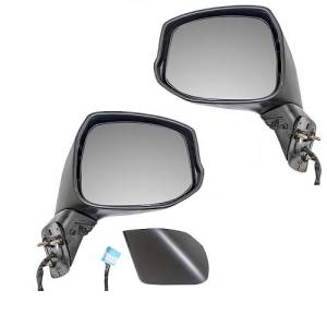 2012 2013 Honda Civic Side View Mirror Assemblies New Replacement Driver and Passenger Set Electric Outside Door Mirrors With Heated Glass 12, 13 Civic -Replaces Dealer OEM 76258-TR3-A31, 76208-TR0-A31