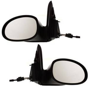 2004, 2005, 2006, 2007, 2008, 2009, 2010 Chrysler PT Cruiser Wagon Manual Side View Door Mirror New Replacement Driver and Passenger Set Side Exterior Outside Mirror Assemblies 04, 05, 06, 07, 08, 09, 10 PT Cruiser -Replaces Dealer OEM 5067451AD, 5067450A