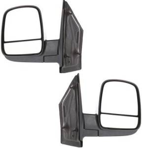 2008, 2009, 10, 11, 12, 13, 14, 15, 2016, 2017 GMC Savana Van Side View Mirrors New Pair Set Manual Mirrors For Rear View On Outside Door Of Your Savana Van -Replaces Dealer OEM 20838065, 20838066
