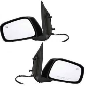 2005, 2006, 2007, 2008, 2009, 2010, 2011, 2012 Nissan Pathfinder Side Mirror Set Power Heat New Replacement Electric Side View Mirror For Outside Door -Replaces Dealer OEM 96302-EA19E, 96301-EA19E