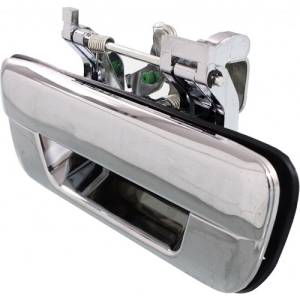 04, 05, 06, 07, 08, 09, 10, 11, 12 Canyon Tailgate Handle Chrome without Keyhole GMC Canyon Durable Plastic and Metal Construction Tailgate Handle without Lock Hole Provision -Replaces Dealer OEM 15997911