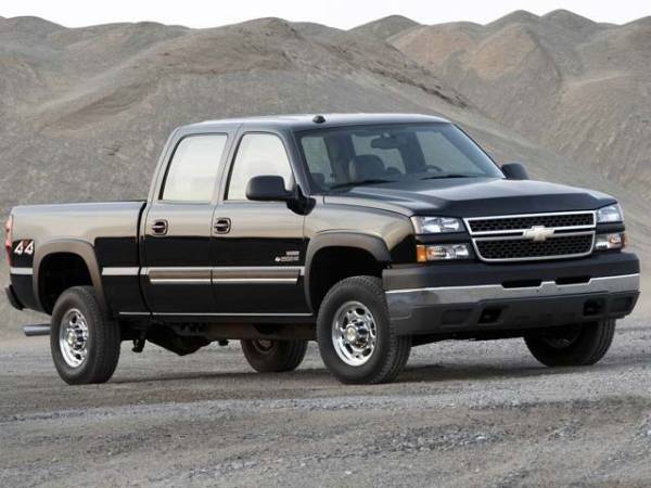 2006 2007* Classic (body style) Chevrolet Silverado 2500HD Crew Cab (4 independent doors)