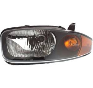 2003 2004 2005 Cavalier Front Headlight Lens Cover Assembly -Left Driver 03, 04, 05 Chevy Cavalier