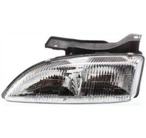1995-1999 Cavalier Front Headlight Lens Cover Assembly -Left Driver 95, 96, 97, 98, 99 Chevy Cavalier headlamps
