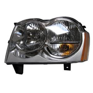 2005 2006 2007 Grand Cherokee Front Headlight Lens Cover Assembly -Left Driver 05, 06, 07 Jeep Grand Cherokee