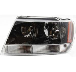 2002 2003 2004 Grand Cherokee Front Headlight Lens Cover Assembly -Left Driver 02, 03, 04 Jeep Grand Cherokee