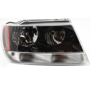 2002 2003 2004 Grand Cherokee Front Headlight Lens Cover Assembly -Right Passenger 02, 03, 04 Jeep Grand Cherokee