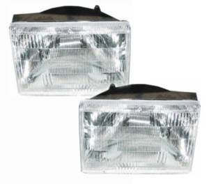 1993 1994 1995 1996 1997 1998 Jeep Grand Cherokee Headlight Lens Assemblies New 93, 94, 95, 96, 97, 98 Grand Cherokee Replacement Headlamp Covers -Replaces Dealer OEM 55055119AB 55155127 55055118AB 55155126