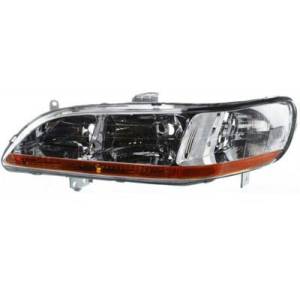1998 1999 2000 Accord Front Headlight Lens Cover Assembly -Left Driver 98, 99, 00 Honda Accord
