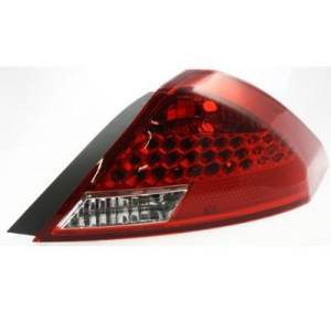 2006 2007 Honda Accord Tail Light Lens Assembly New Passenger Side Brake Lamp Lens Replacement Rear Stop Light Cover 06 07 Accord 2 Door Coupe -Replaces Dealer 33501-SDN-A11