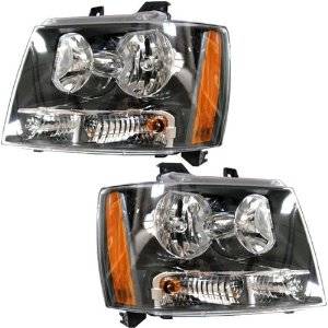 2007-2014 Tahoe Front Headlight Replacement Assemblies -Driver and