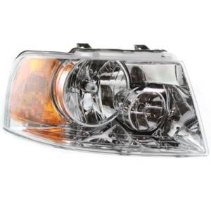2003-2006 Ford Expedition Headlight Lens Assembly Chrome
