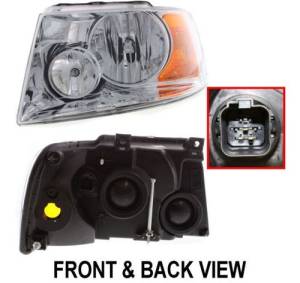 2003-2006 Ford Expedition Headlight Lens Assemblies -Pair