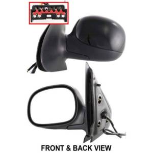 1997-2002 Ford Expedition Power Heated Mirror Smooth -PAIR