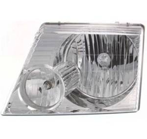 2002-2005 Explorer 4 Door Front Headlight Lens Cover Assembly -Left Driver 02, 03, 04, 05 Ford Explorer