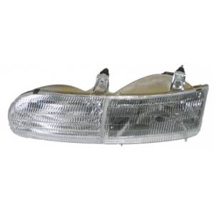 1992 1993 1994 1995 Taurus Front Headlight Lens Cover Assembly -Left Driver 92, 93, 94, 95 Ford Taurus Complete Headlight Replacement -Replaces Dealer OEM F2DZ13008B