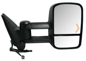 2007*-2014* Sierra Extendable Tow Mirror With Turn Signal -R Passenger 07*, 08, 09, 10, 11, 12, 13, 14* GMC Sierra