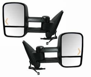 2007-2013 Chevy Avalanche Extendable Telescopic Tow Mirrors -Pair 2007, 2008, 2009, 2010, 2011, 2012, 2013 Avalanche
