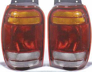 1998-2001* Explorer Rear Tail Light Brake Lamp Assemblies -Driver and Passenger Set 98, 99, 00, 01* Ford Explorer Replaces Dealer OEM F87Z13405AC