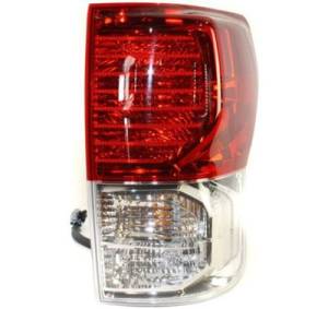2010, 2011, 2012, 2013 Toyota Tundra Tail Light Assembly New Replacement Brake Lamp Rear Passenger Side Stop Lens Cover For 10, 11, 12, 13 Tundra Pickup Truck -Replaces Dealer OEM 81550-0C090