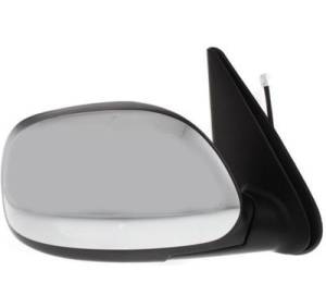 2004, 2005, 2006 Toyota Tundra SR5 Mirror New Replacement Chrome Passenger Side Electric Mirror For Rear View Outside Door 04, 05, 06 Toyota Tundra SR5 Double Cab -Replaces Dealer OEM 87910-0C100 