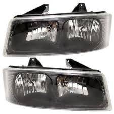 2003-2018 Chevy Express Van Headlight Lens Assemblies -Pair 2003, 04, 05, 06, 07, 08, 09, 10, 11, 12, 13, 14, 15, 16, 17, 2018 Express Van