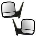 Van 1996-2015 - Mirror - Side View - Chevy -# - 2008-2017 Express Van Side View Door Mirrors Dual Glass -Driver and Passenger Set