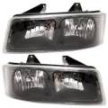 Savana - Lights - Headlight - GMC -# - 2003-2018 Savana Van Front Headlight Lens Cover Assemblies -Driver and Passenger Set